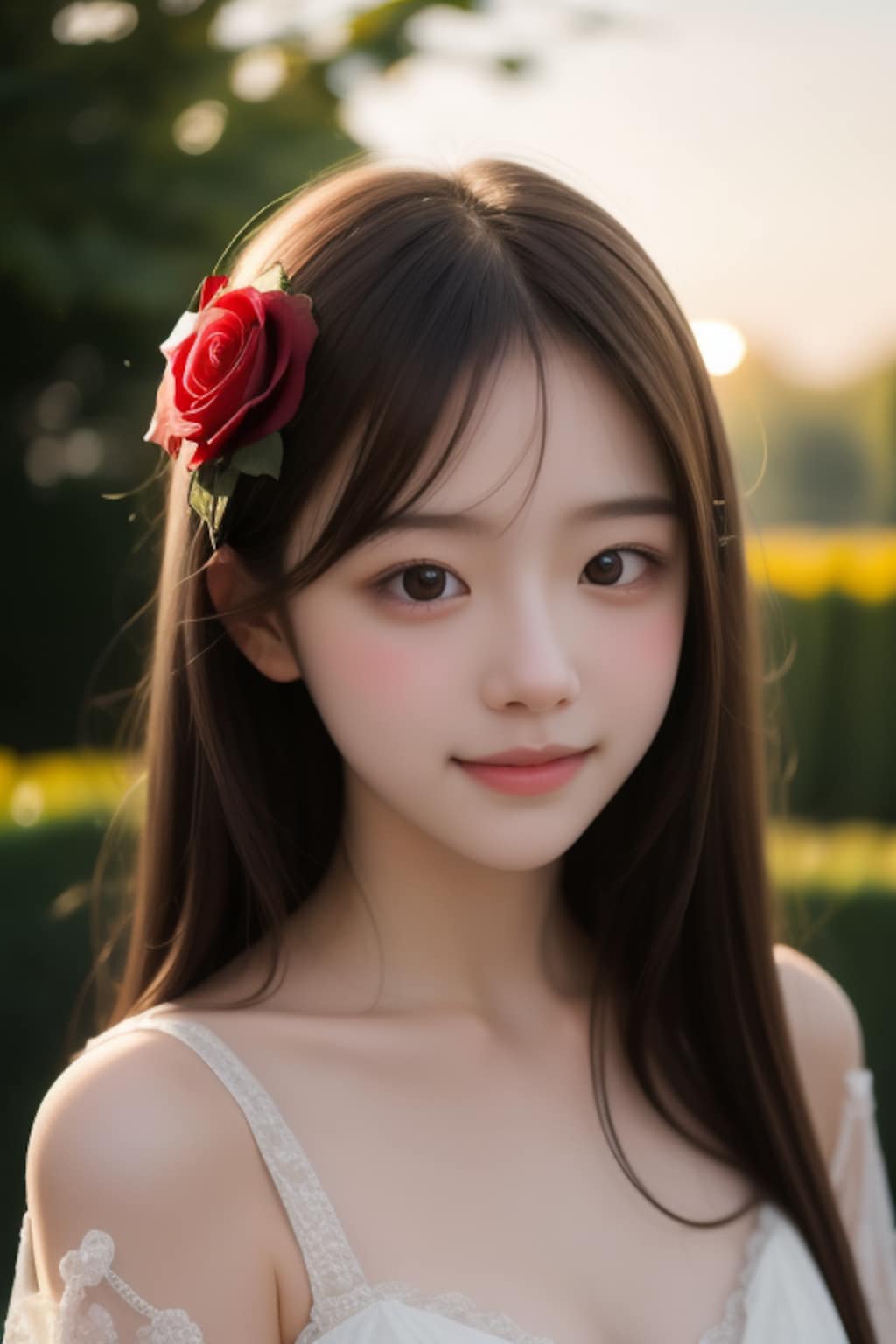 花と顔