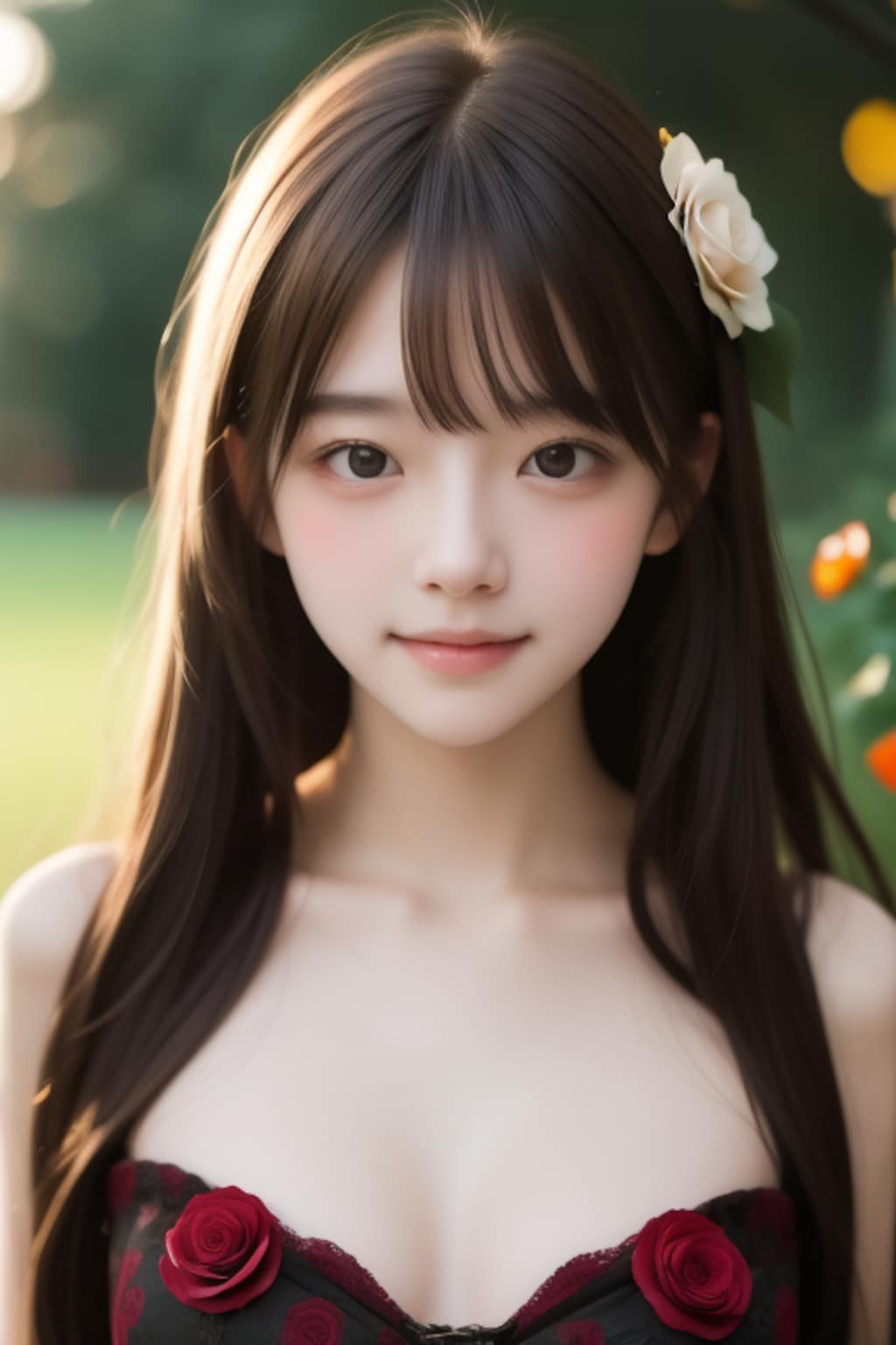花と顔