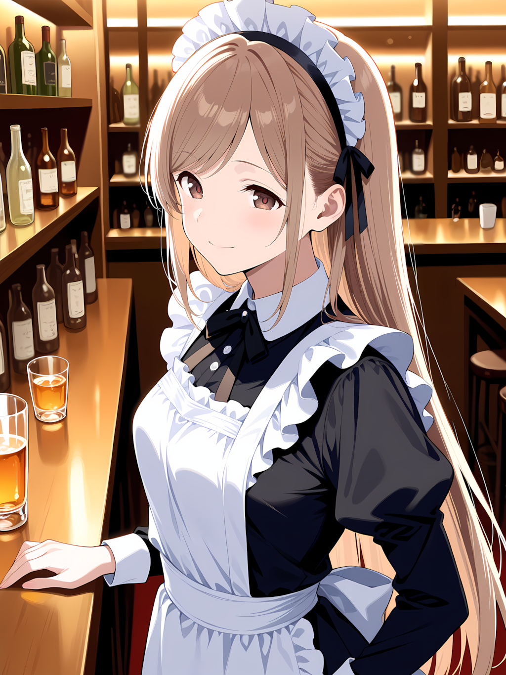 バー（で飲んだくれる前の）メイド
