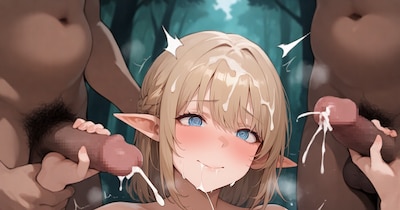 性欲強めエルフVS性欲弱めおじさん