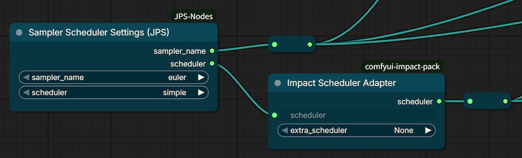 ComfyUIでDetailerのSampler＆Schedulerを一括設定する