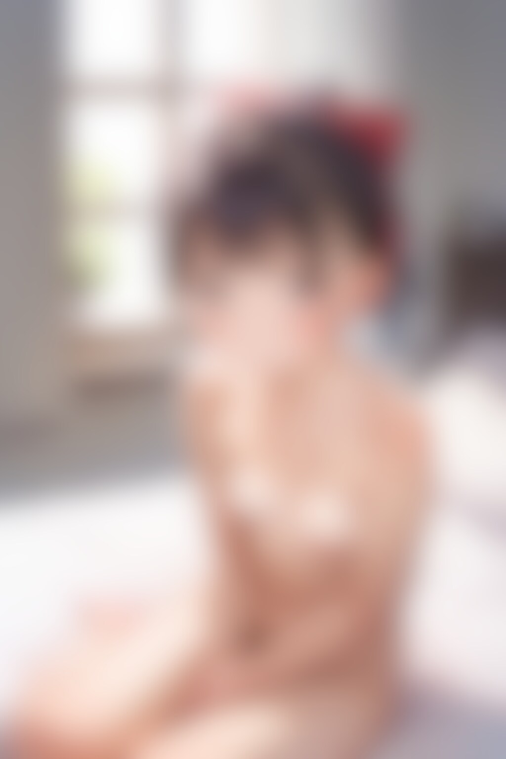 全裸の〇リJ〇ちゃんたちが女の子座りでおっぱい強調（6枚）