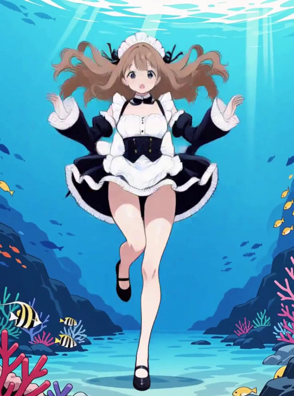 変身、マァ、メイド 冴ちゃん【パラパライラスト４０】