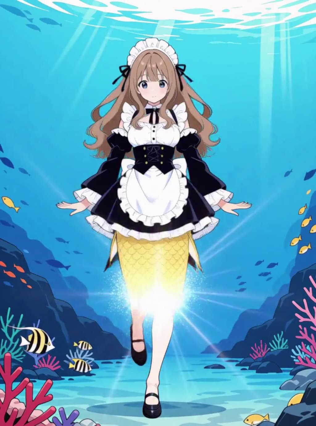 変身、マァ、メイド 冴ちゃん【パラパライラスト４０】
