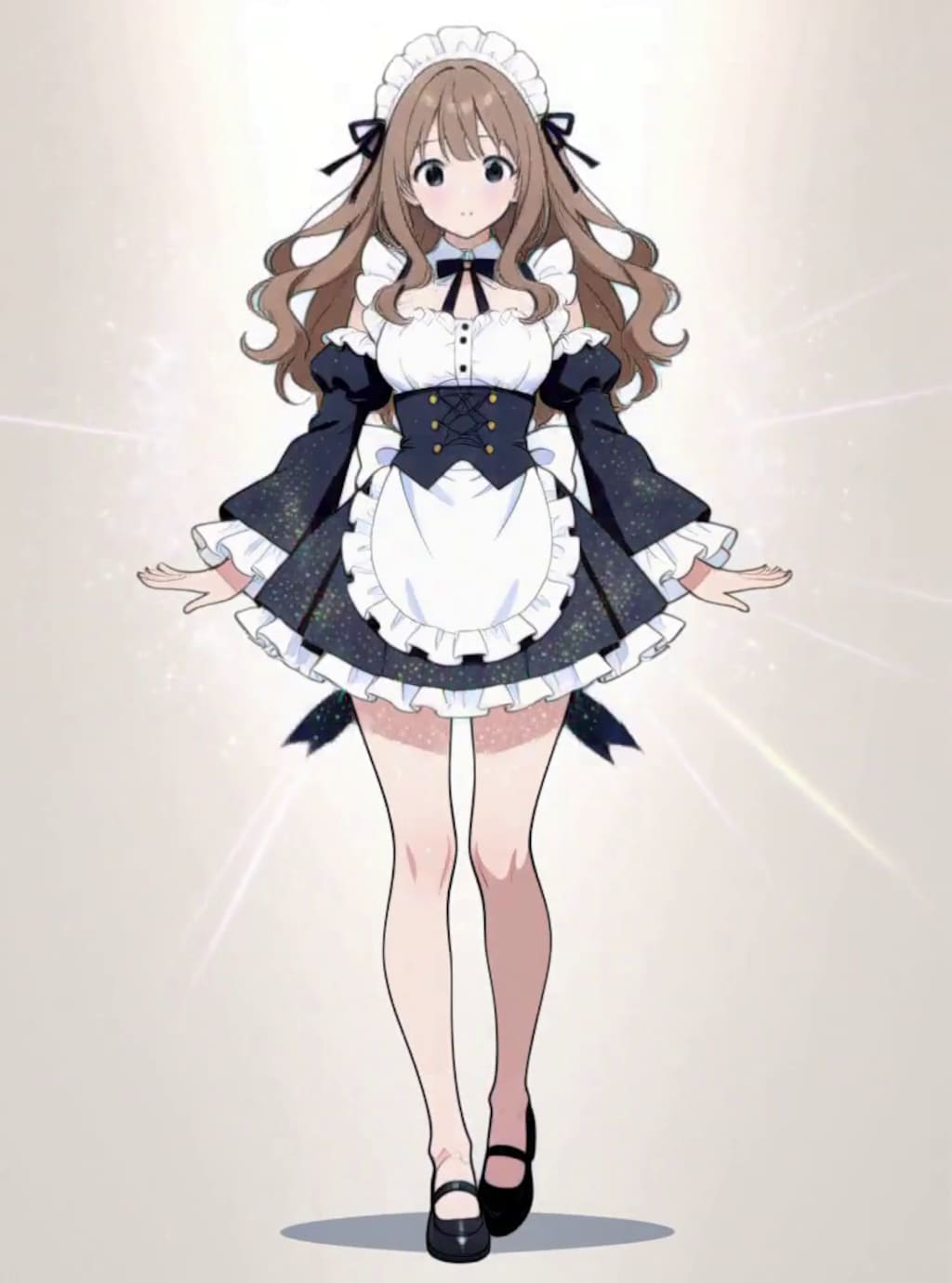 変身、マァ、メイド 冴ちゃん【パラパライラスト４０】