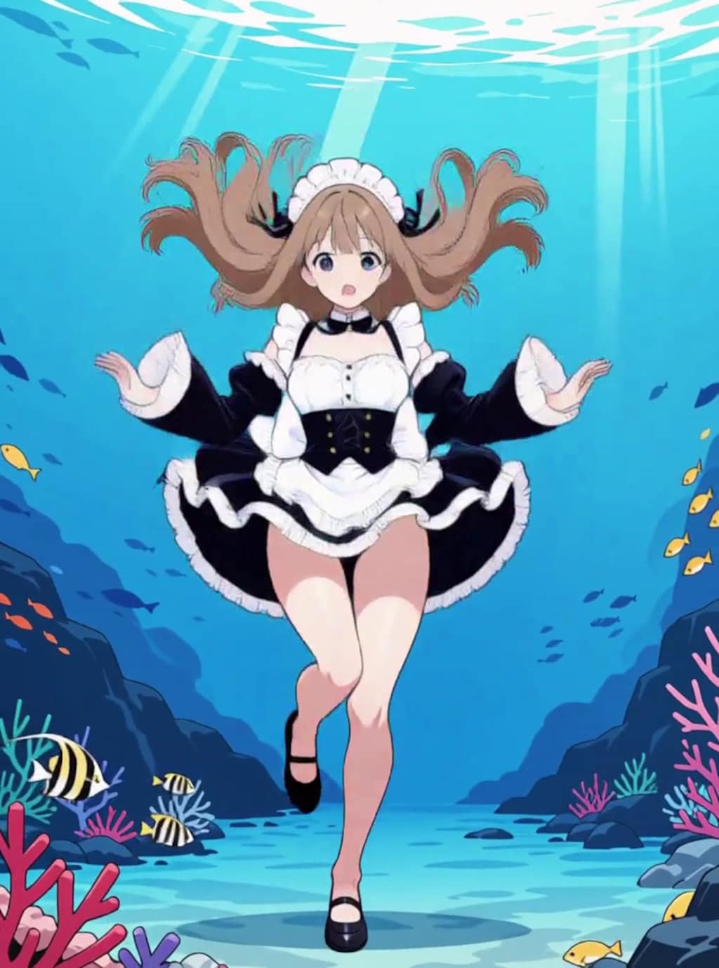 変身、マァ、メイド 冴ちゃん【パラパライラスト４０】