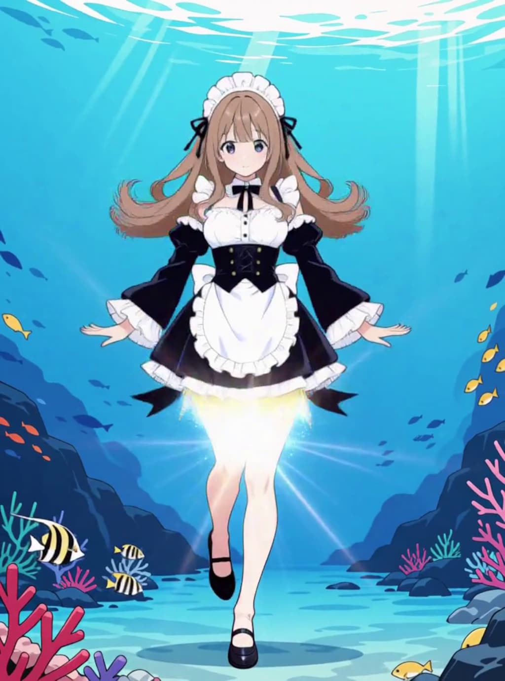 変身、マァ、メイド 冴ちゃん【パラパライラスト４０】