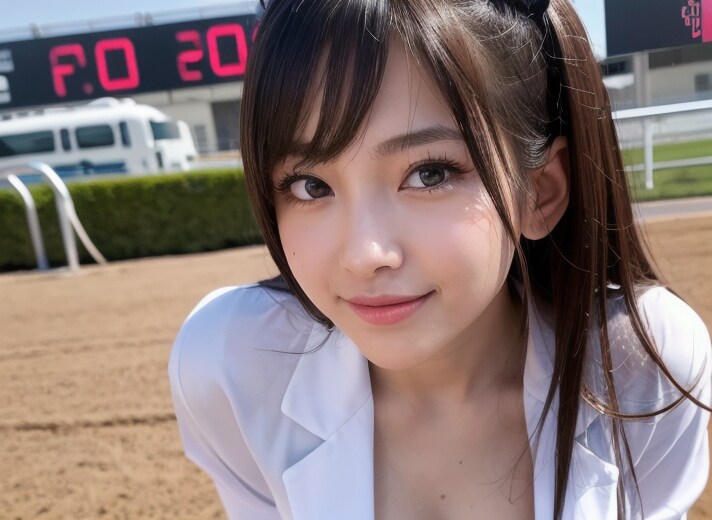 レースの後はLIVEでおち◯ぽ盛り上げちゃうよ♡えちえち美少女アイドルグループ！馬耳娘❤️