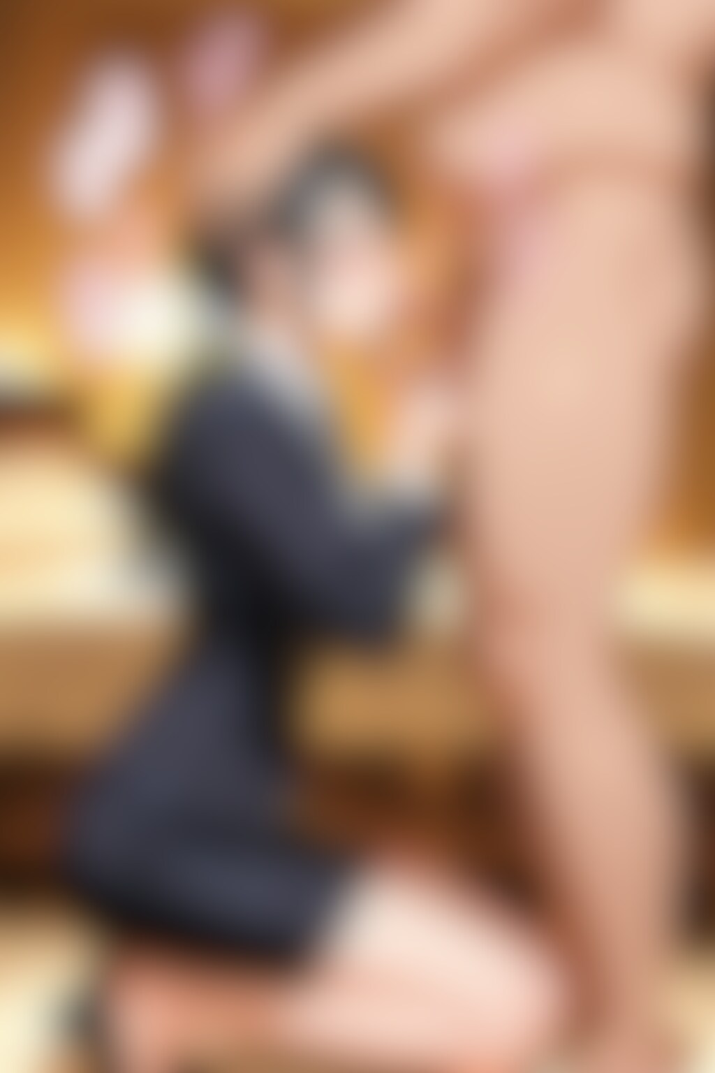 スーツ姿の長女ちゃん🌸✨のお口で💞✨