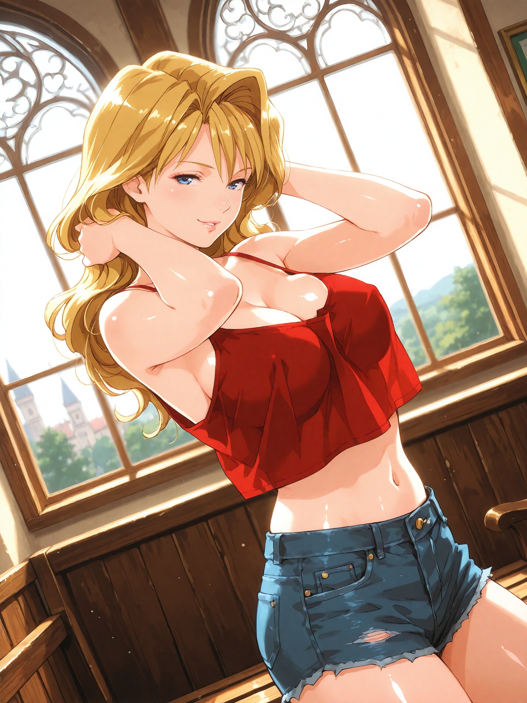 【スーパーリアル麻雀PⅥ】クリス・ガーランド：彼女はナイスバディーな留学生