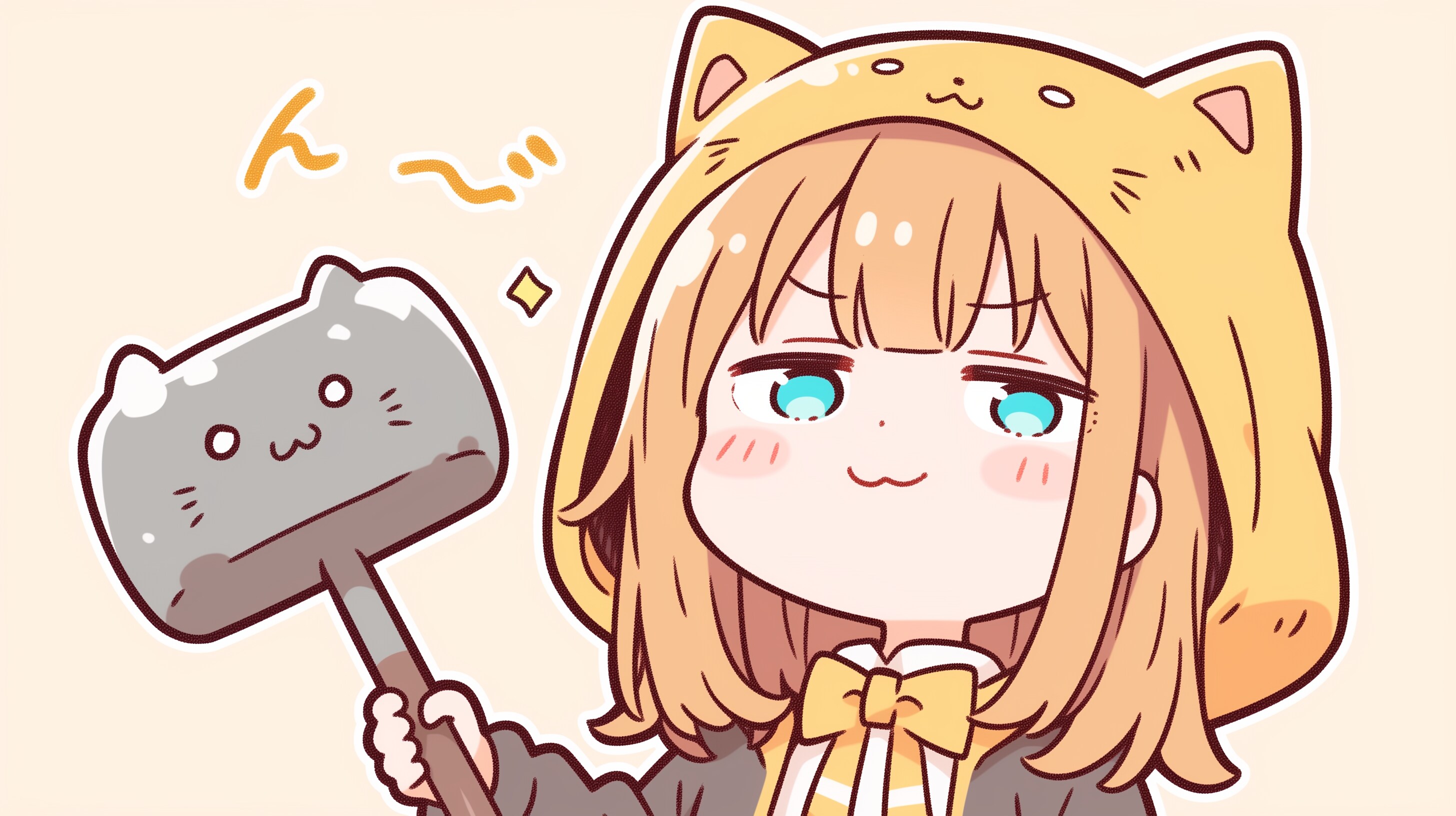 ご機嫌？不機嫌？ハンマーガール