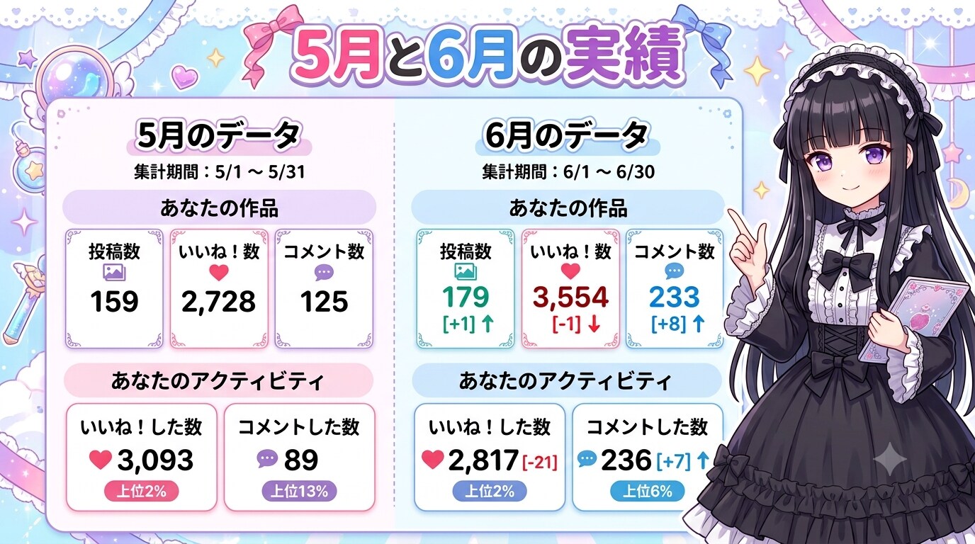 2026年6月の実績