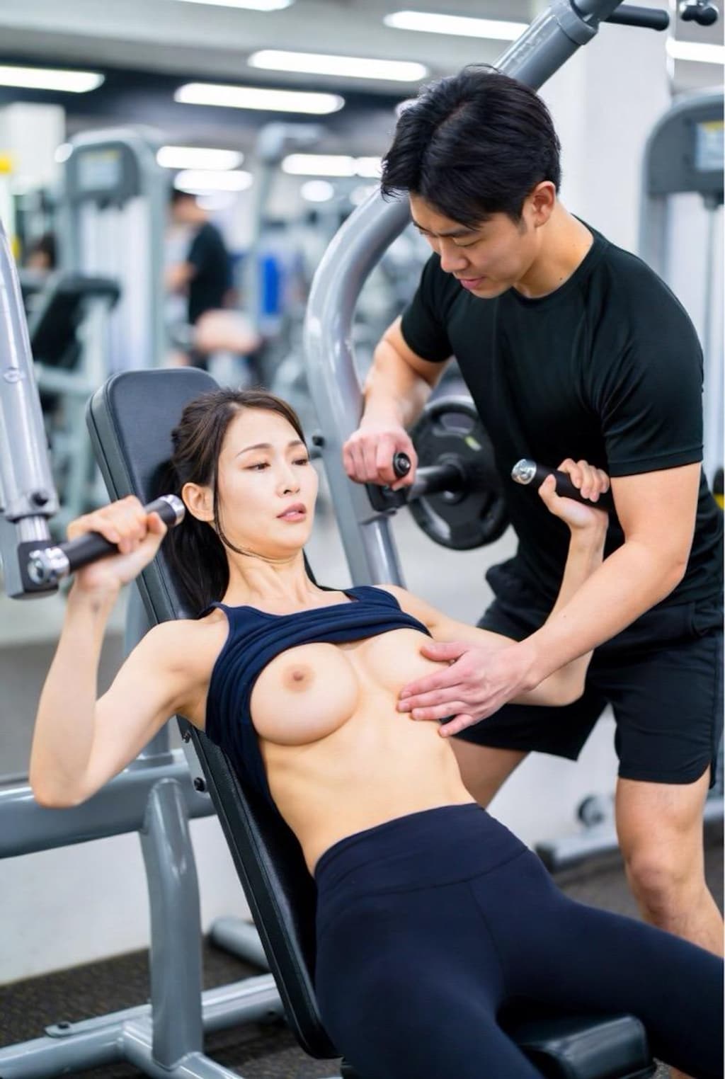 【15枚】主婦の午後：ジムで一汗 Part7