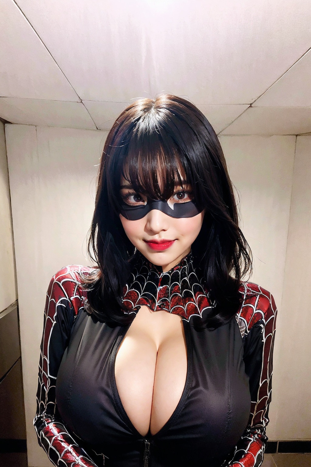 スパイダーボディースーツ