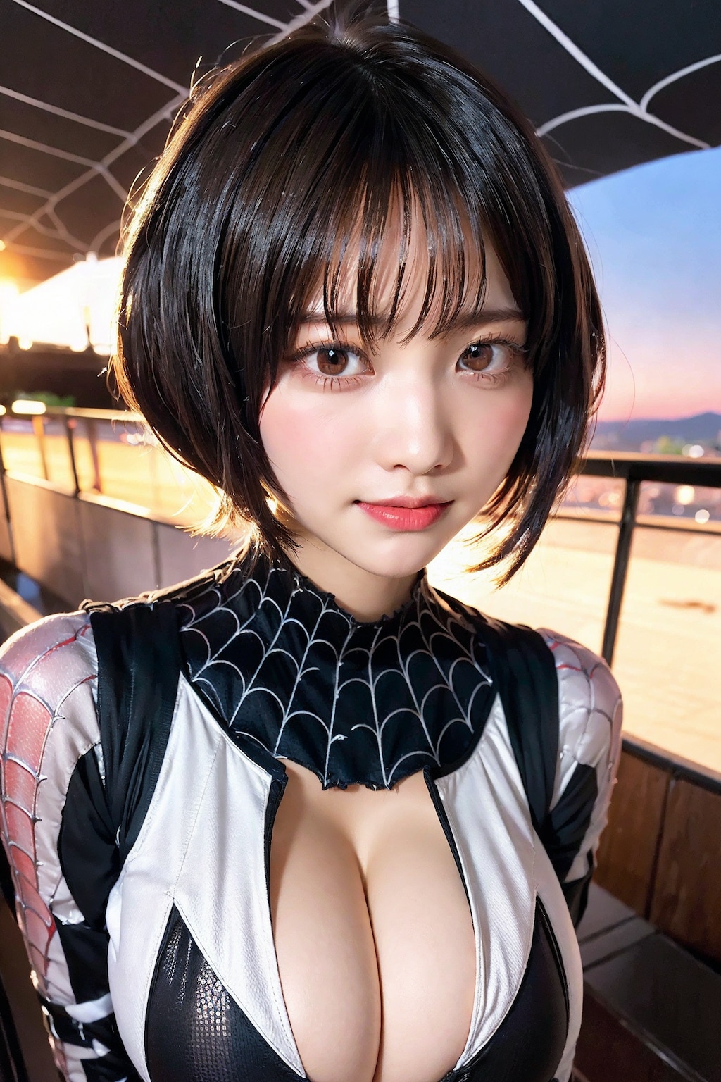 スパイダーボディースーツ