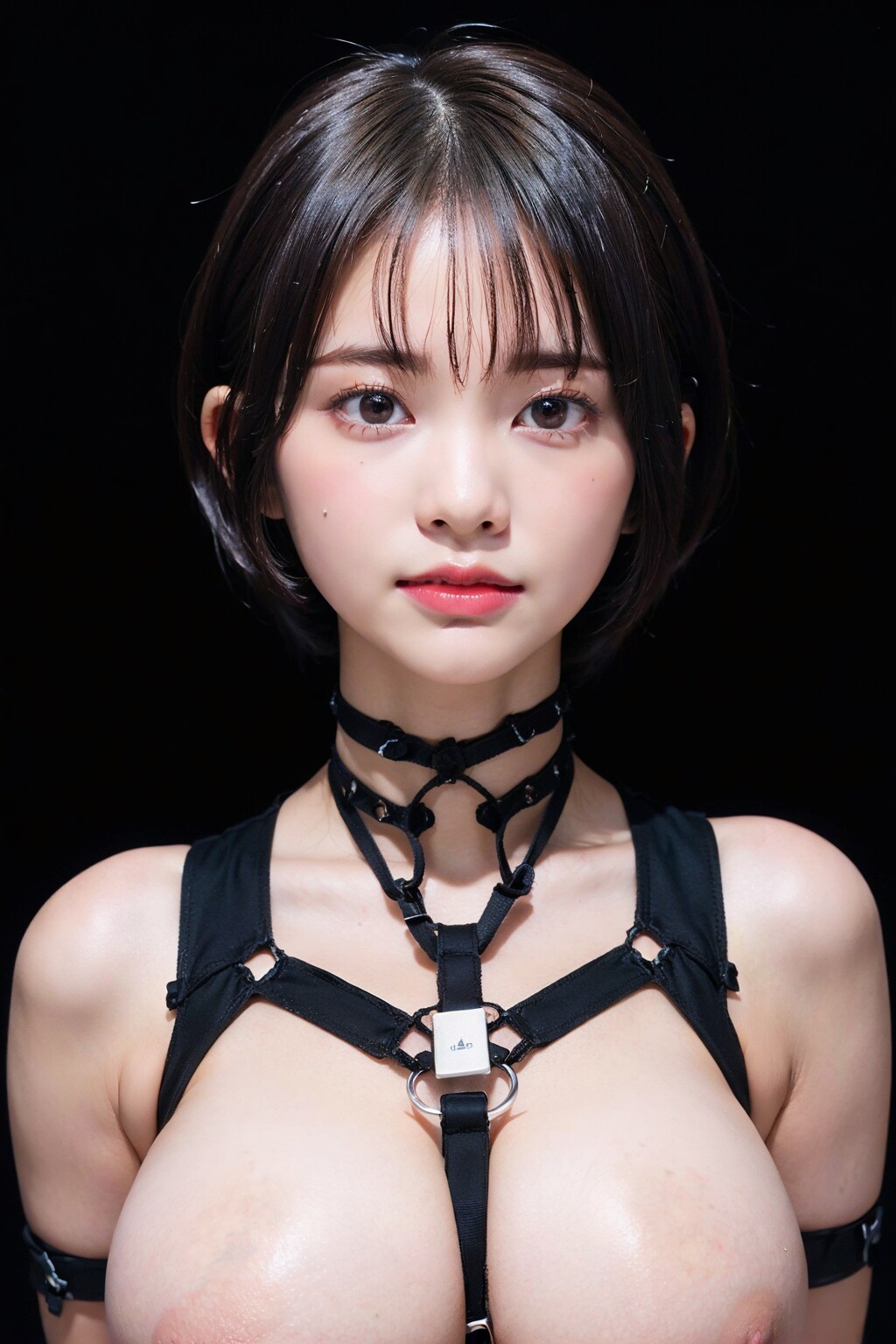 ボンテージでポロリ　拡大版