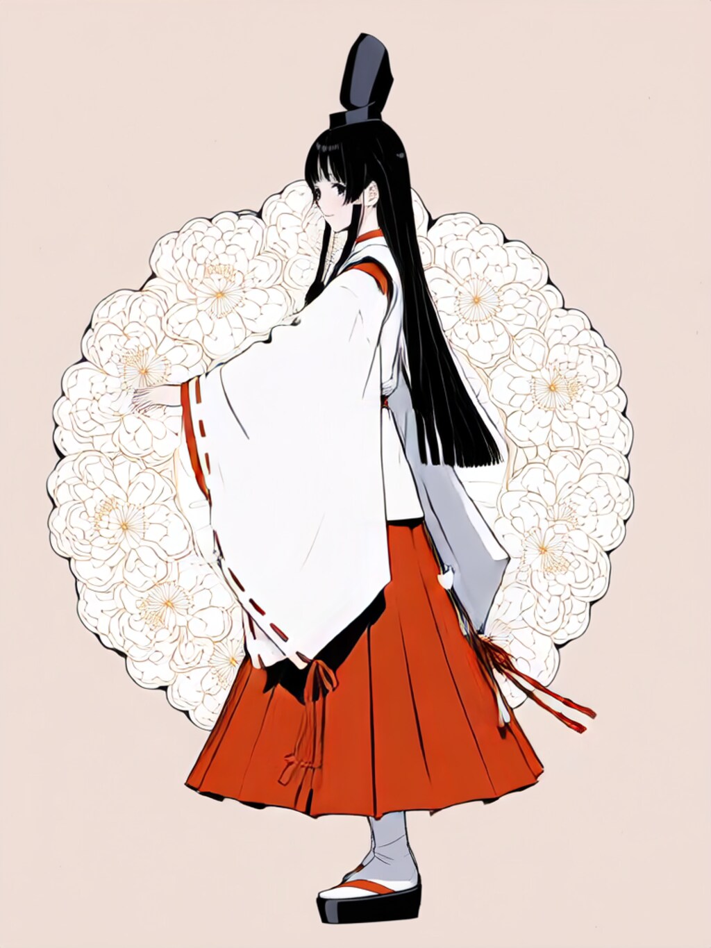 白拍子舞う【パラパライラスト４０枚版】