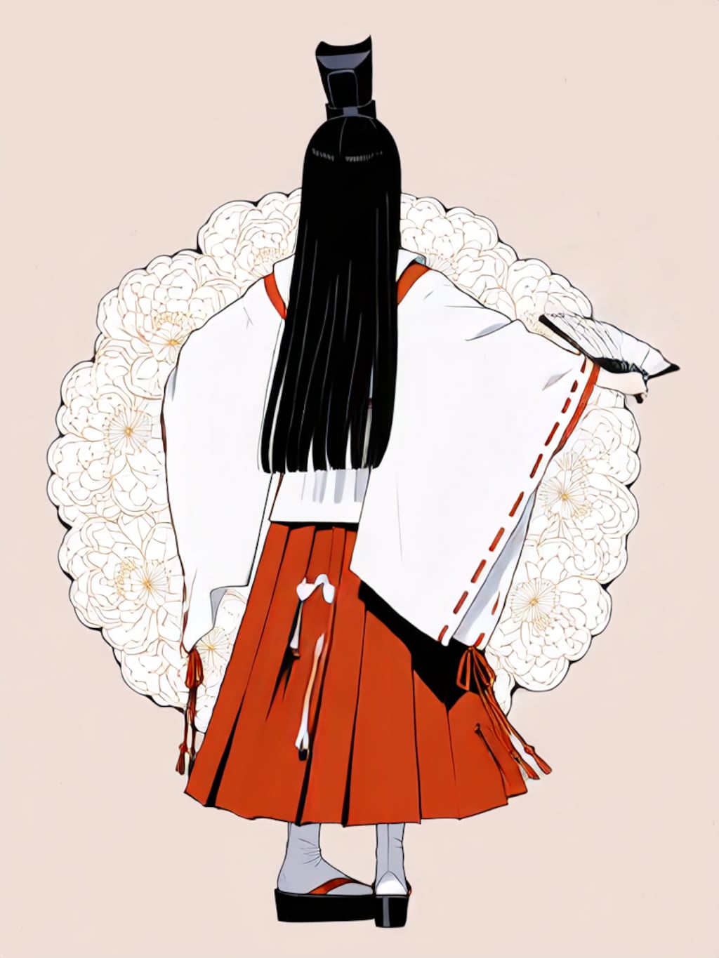 白拍子舞う【パラパライラスト４０枚版】