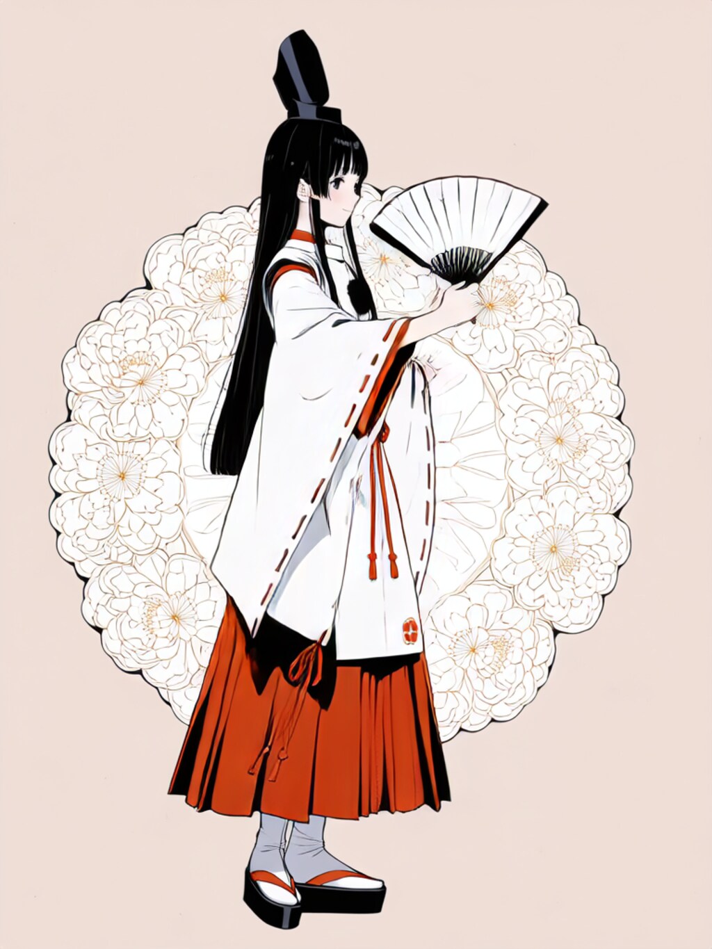 白拍子舞う【パラパライラスト４０枚版】