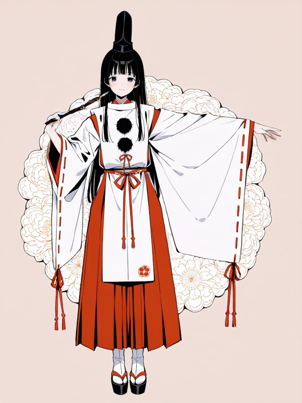 白拍子舞う【パラパライラスト４０枚版】