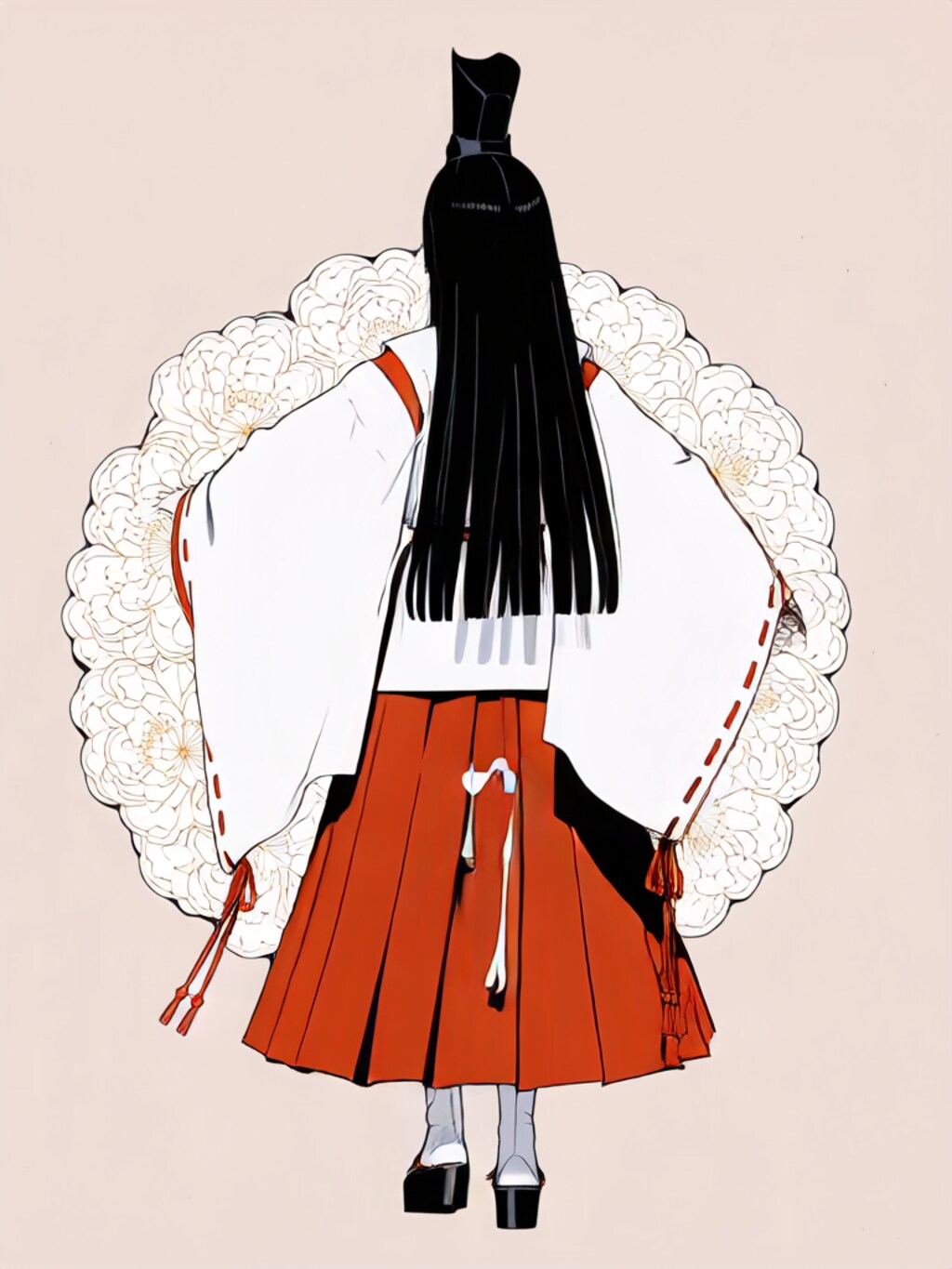 白拍子舞う【パラパライラスト４０枚版】