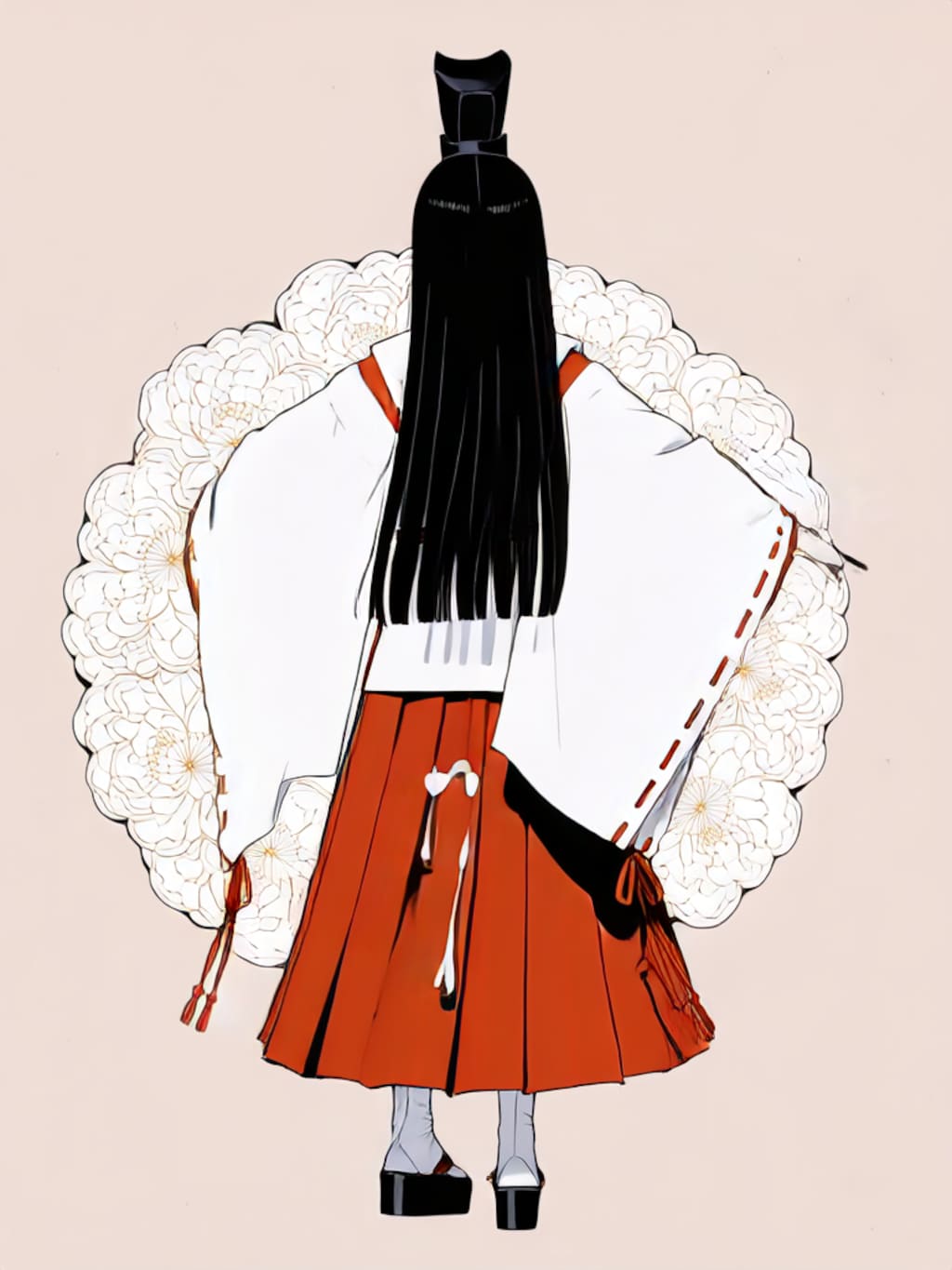 白拍子舞う【パラパライラスト４０枚版】