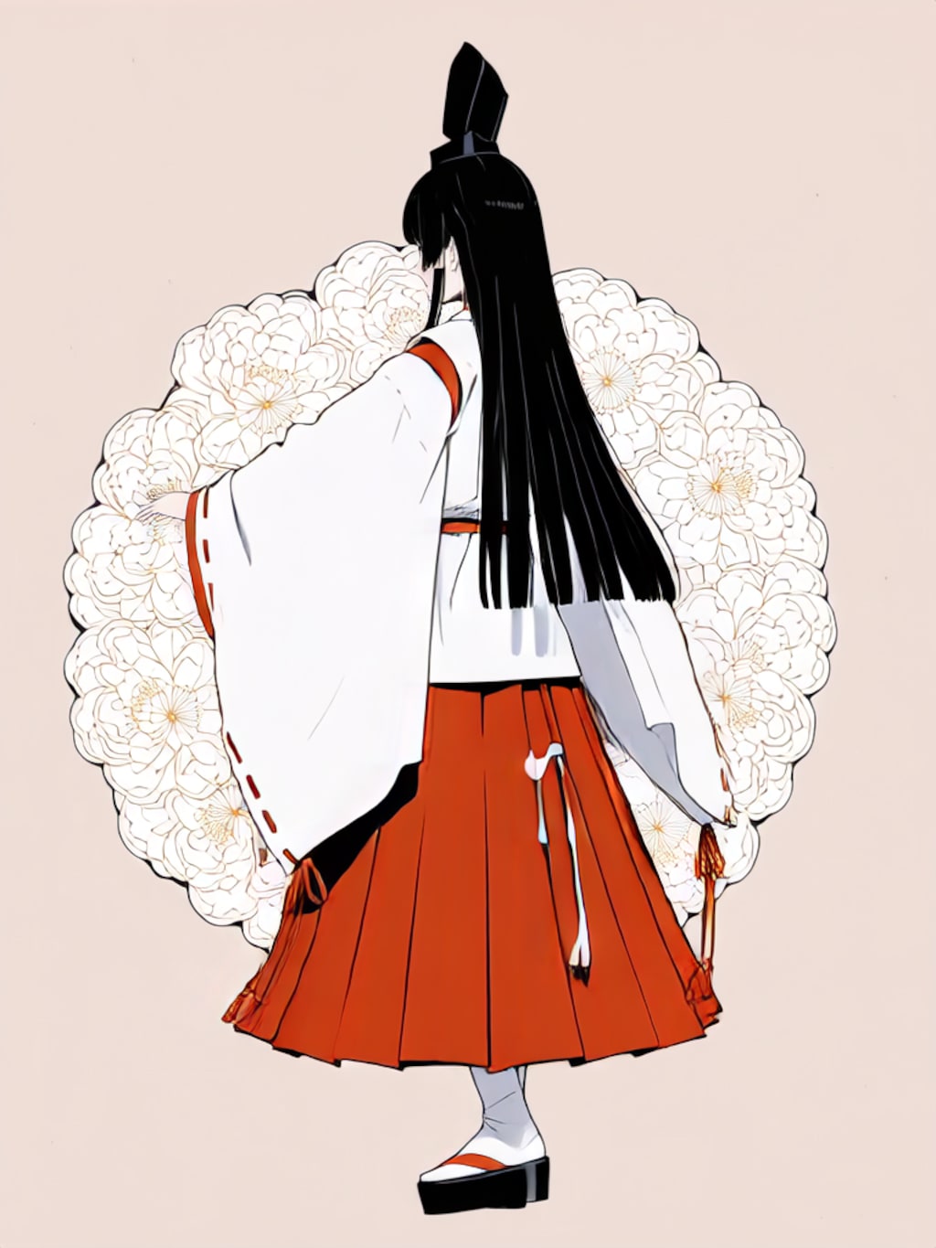 白拍子舞う【パラパライラスト４０枚版】