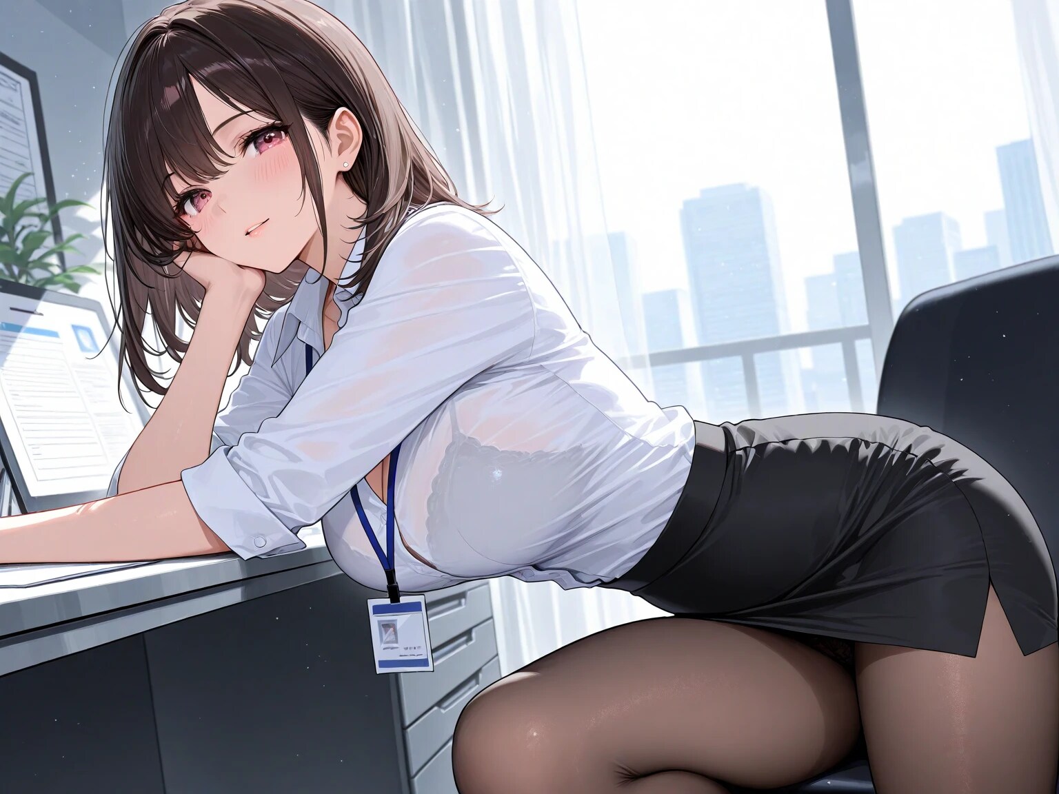 9枚:OLグラビア