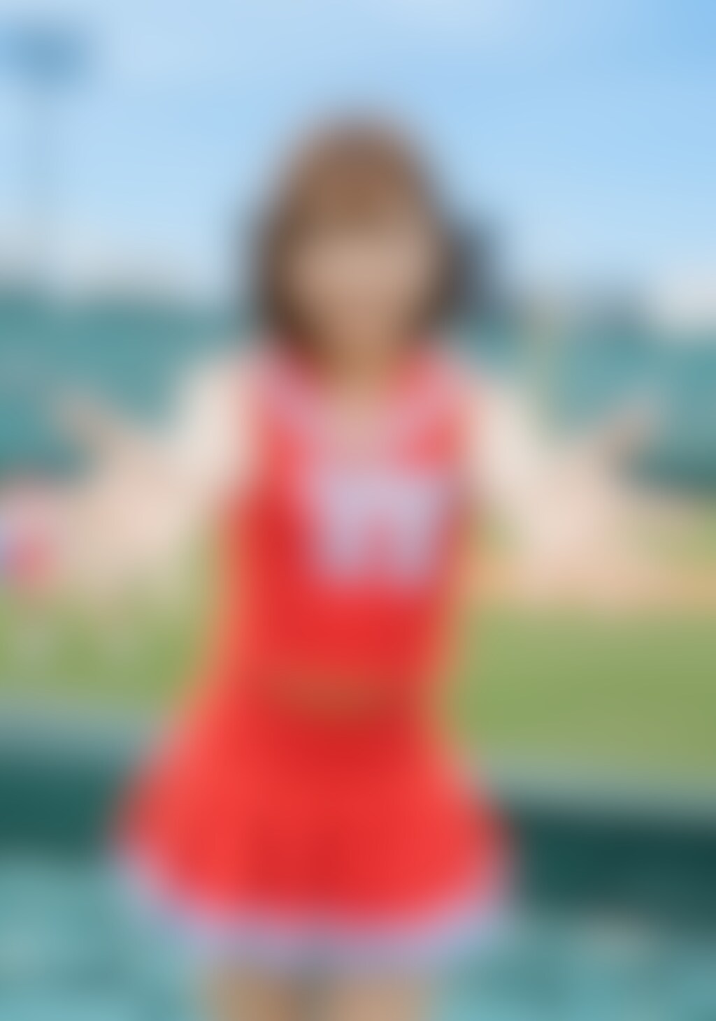 チアガールちゃんパンチラ