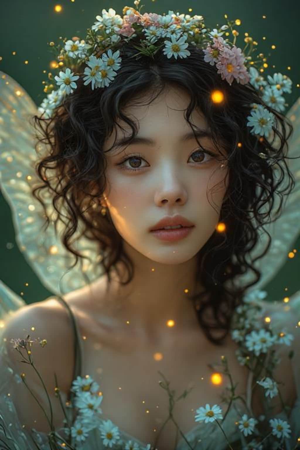 花畑で見かけた妖精たち