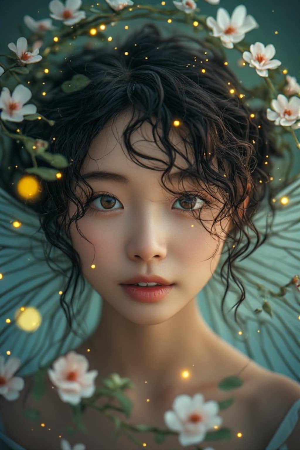 花畑で見かけた妖精たち