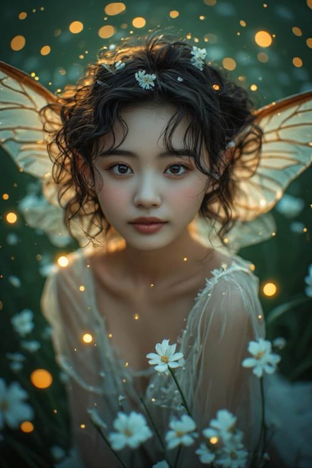 花畑で見かけた妖精たち