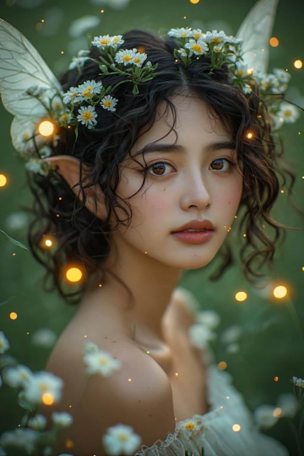 花畑で見かけた妖精たち