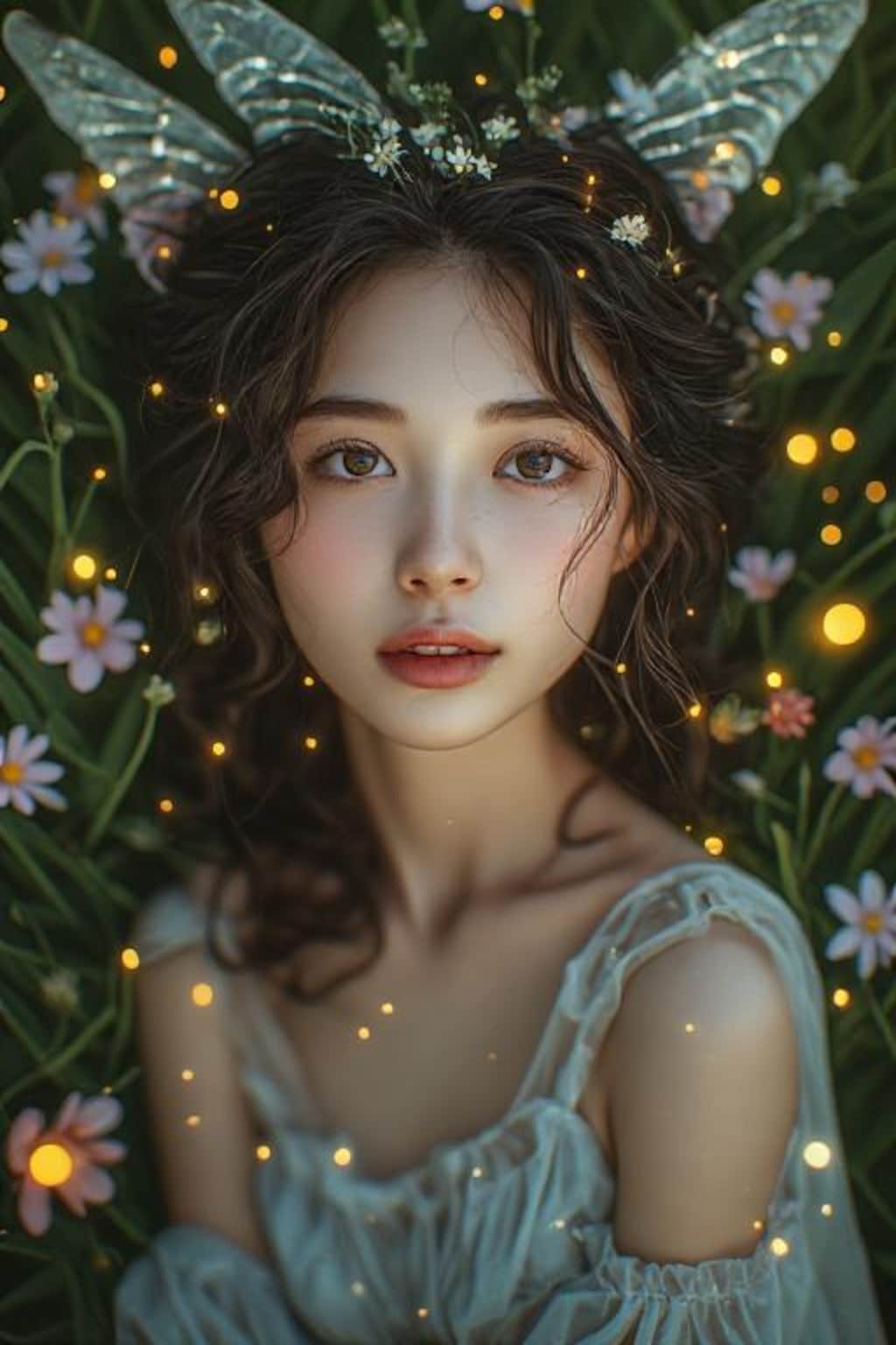花畑で見かけた妖精たち