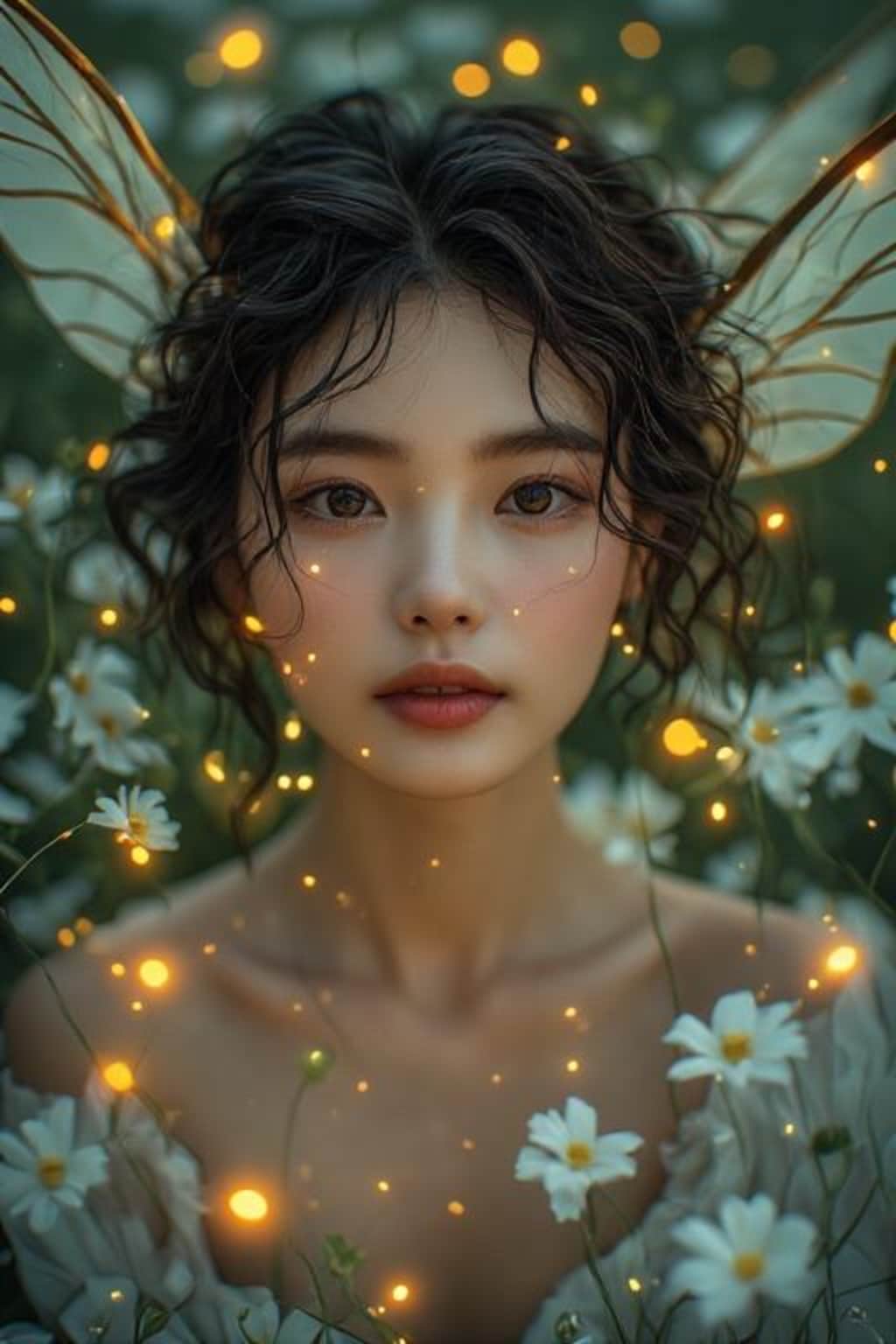 花畑で見かけた妖精たち