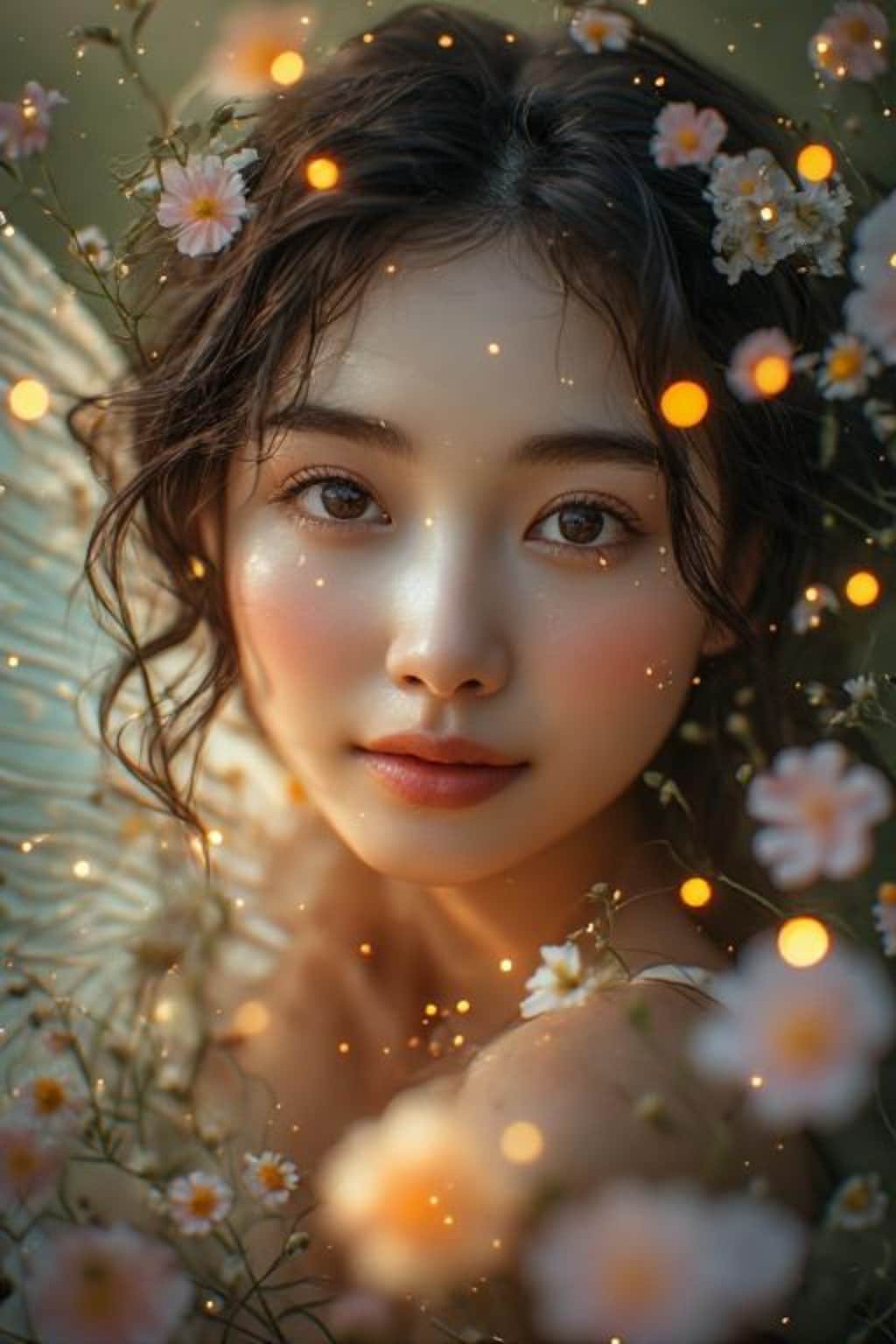 花畑で見かけた妖精たち