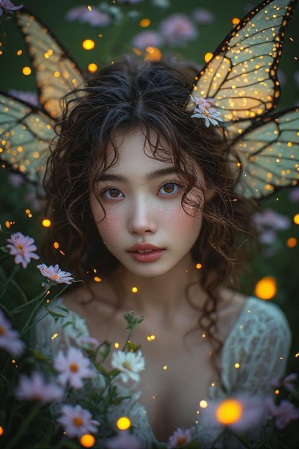 花畑で見かけた妖精たち