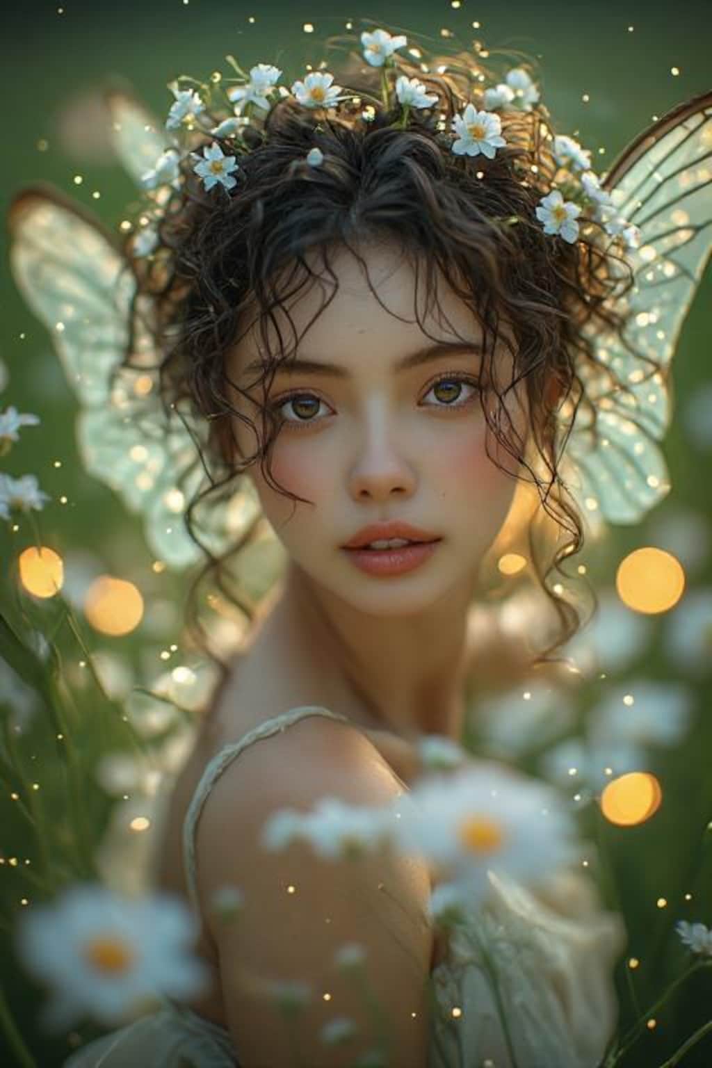花畑で見かけた妖精たち