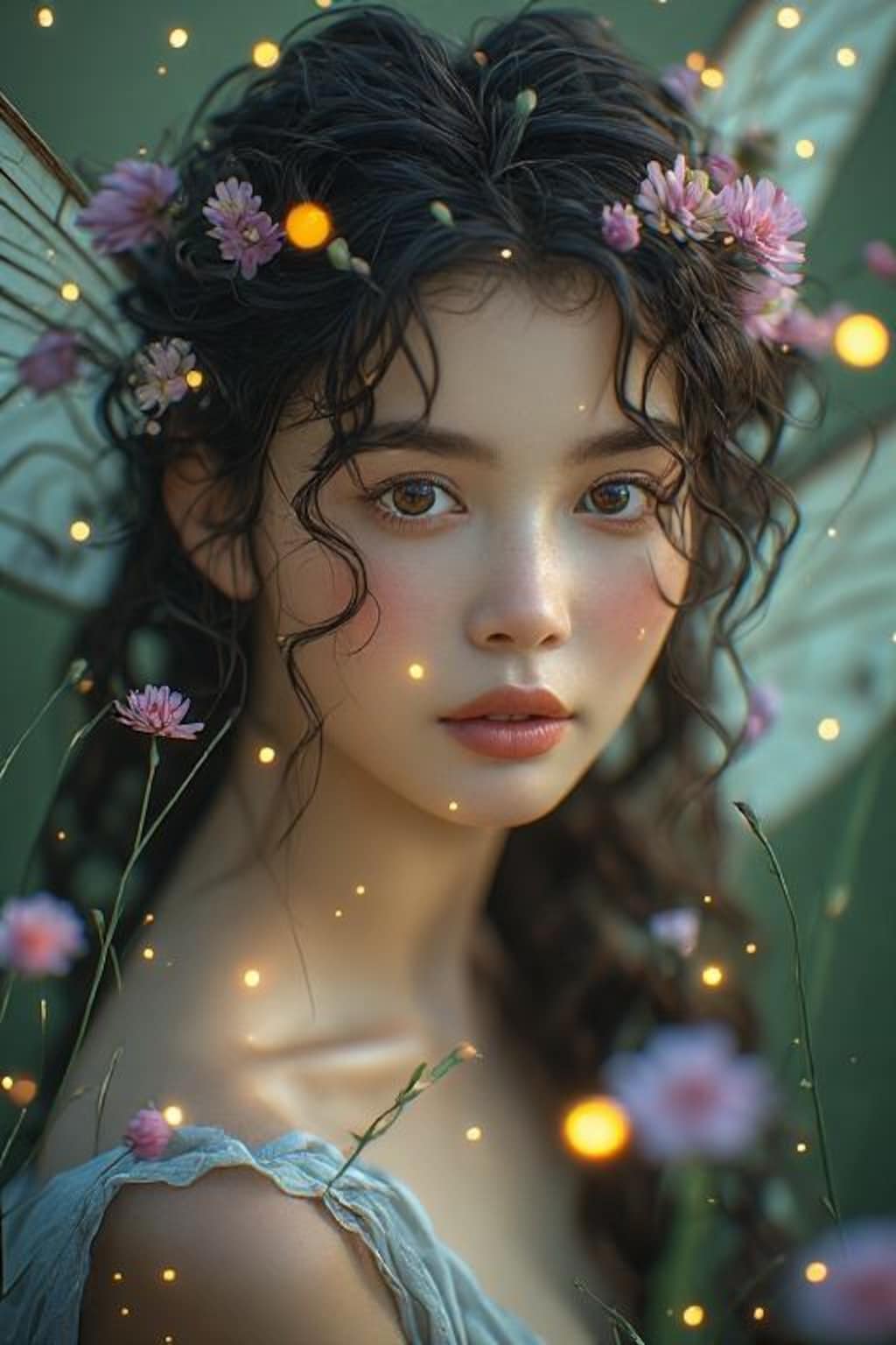 花畑で見かけた妖精たち