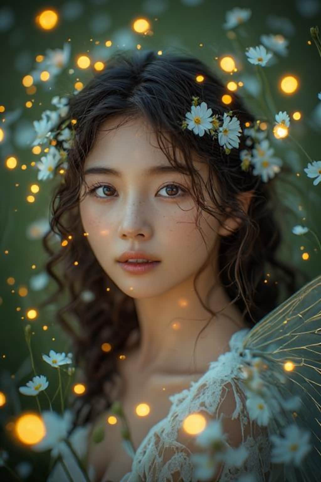 花畑で見かけた妖精たち