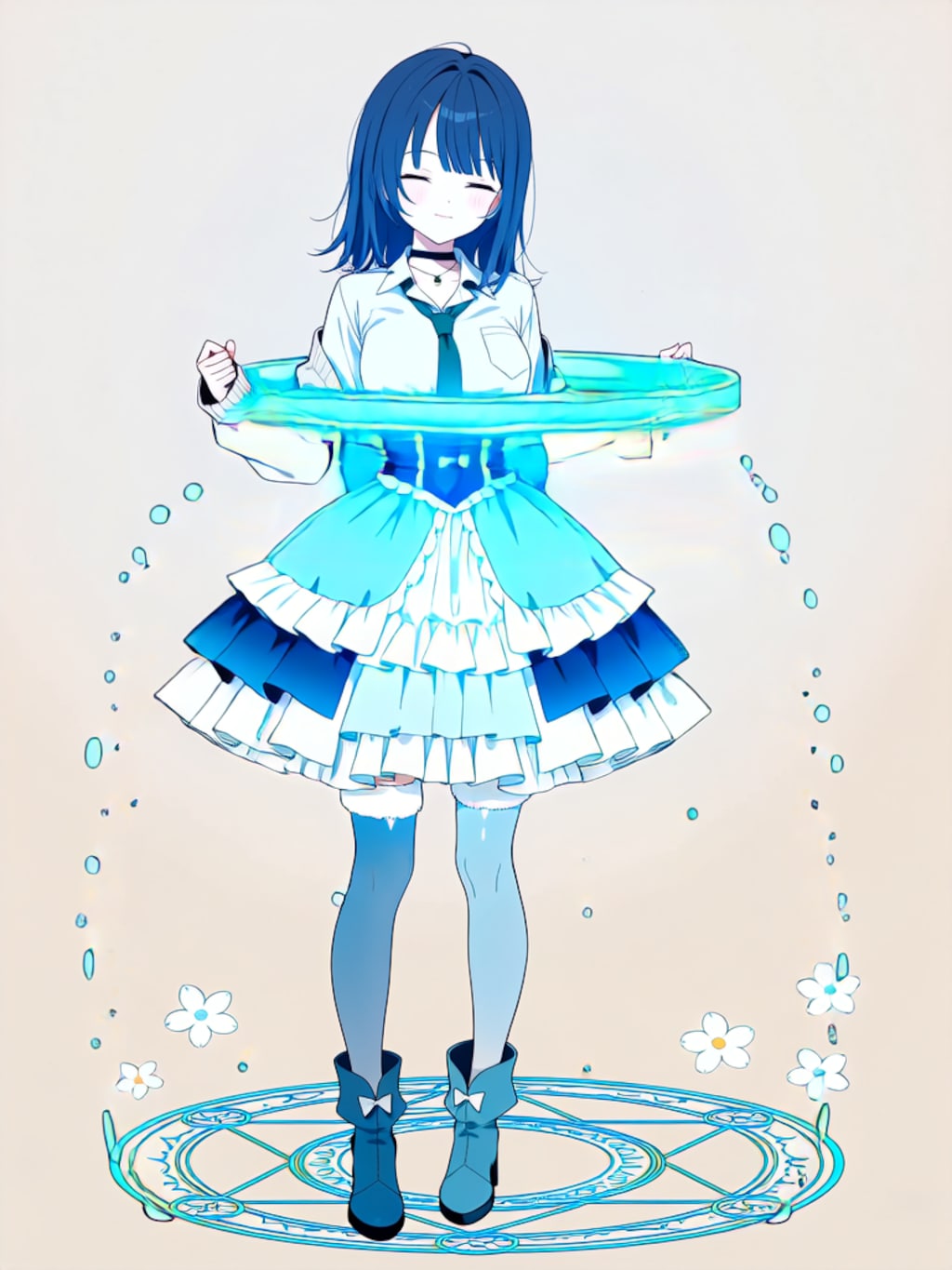 変身！魔法少女 眞琴ちゃん【パラパライラスト】