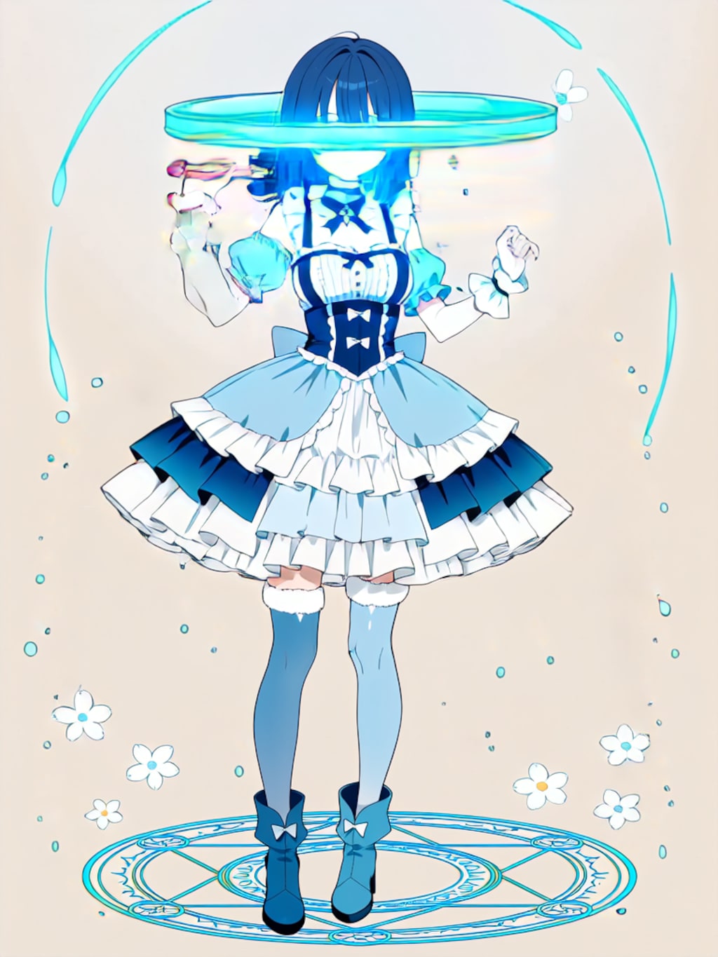 変身！魔法少女 眞琴ちゃん【パラパライラスト】