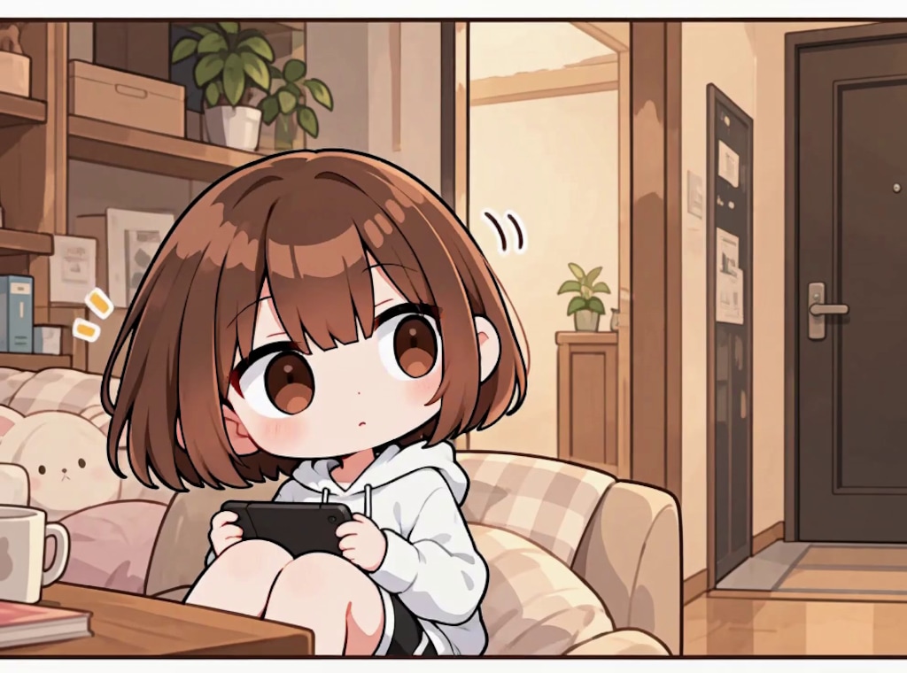 【みんなで作ろう！】うわまどちゃん【パラパライラスト３５】