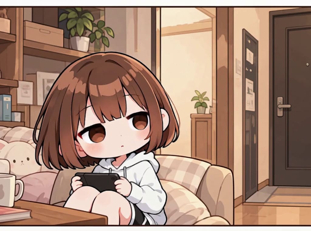 【みんなで作ろう！】うわまどちゃん【パラパライラスト３５】