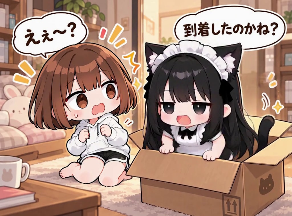 【みんなで作ろう！】うわまどちゃん【パラパライラスト３５】