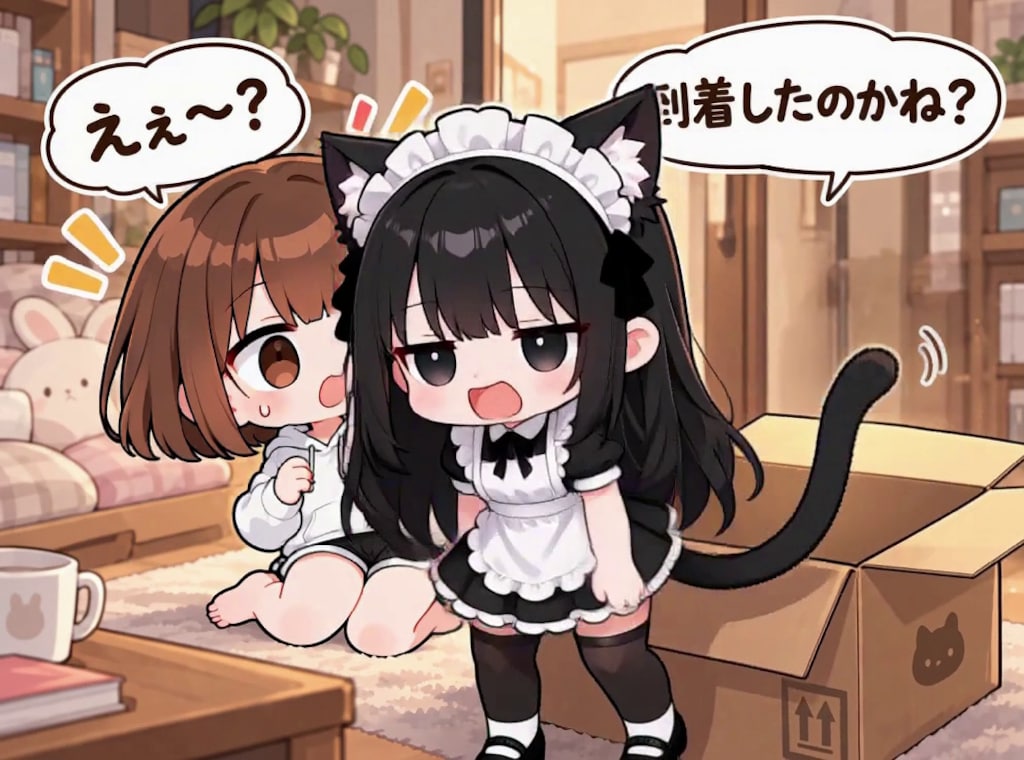 【みんなで作ろう！】うわまどちゃん【パラパライラスト３５】