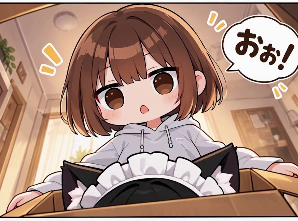 【みんなで作ろう！】うわまどちゃん【パラパライラスト３５】