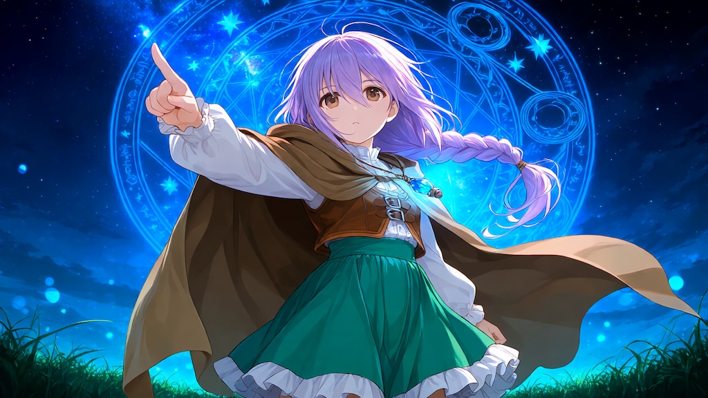 【AI音楽】星の道標（ほしのみちしるべ） | 架空アニメ 『八音の欠片と蒼穹の結晶』 OPテーマ