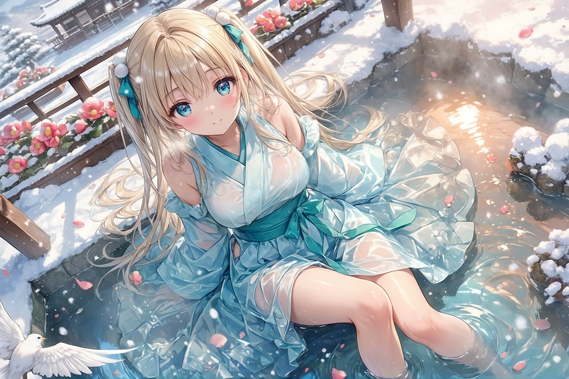 みそぎ？冷たいデス…