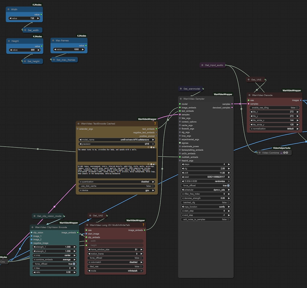 034：InfiniteTalkで読み上げ動画を作る